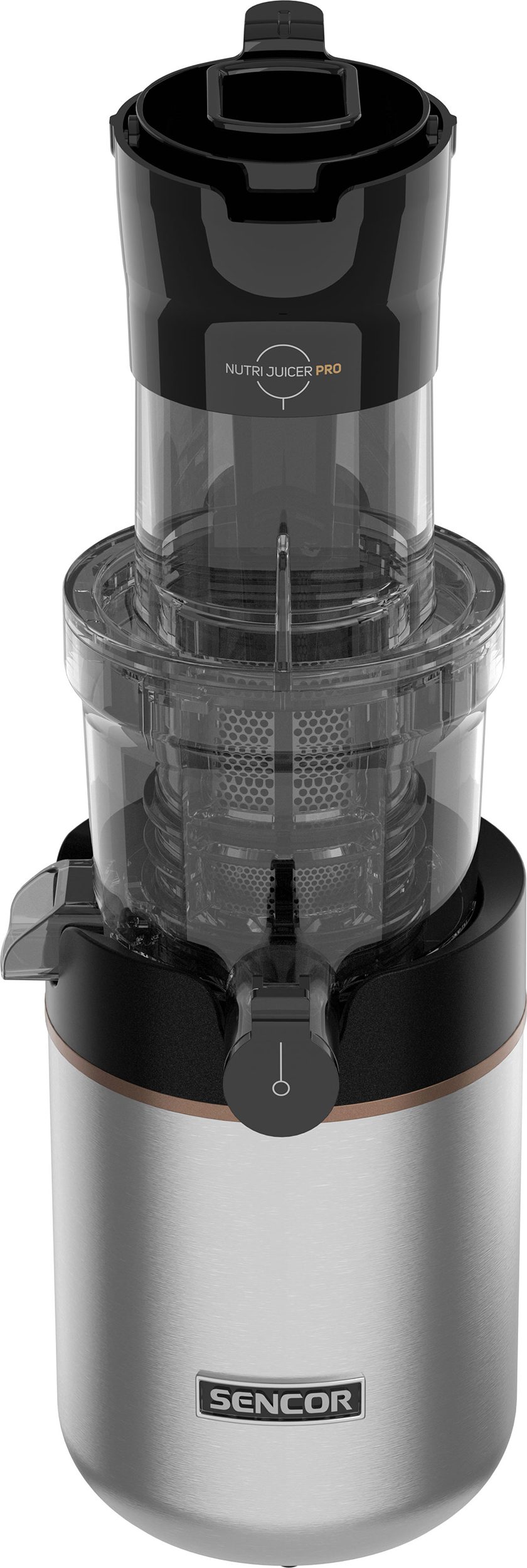 SENCOR SSJ 8050SS csigás gyümölcscentrifuga rozsdamentes acél burkolattal – 2. kép