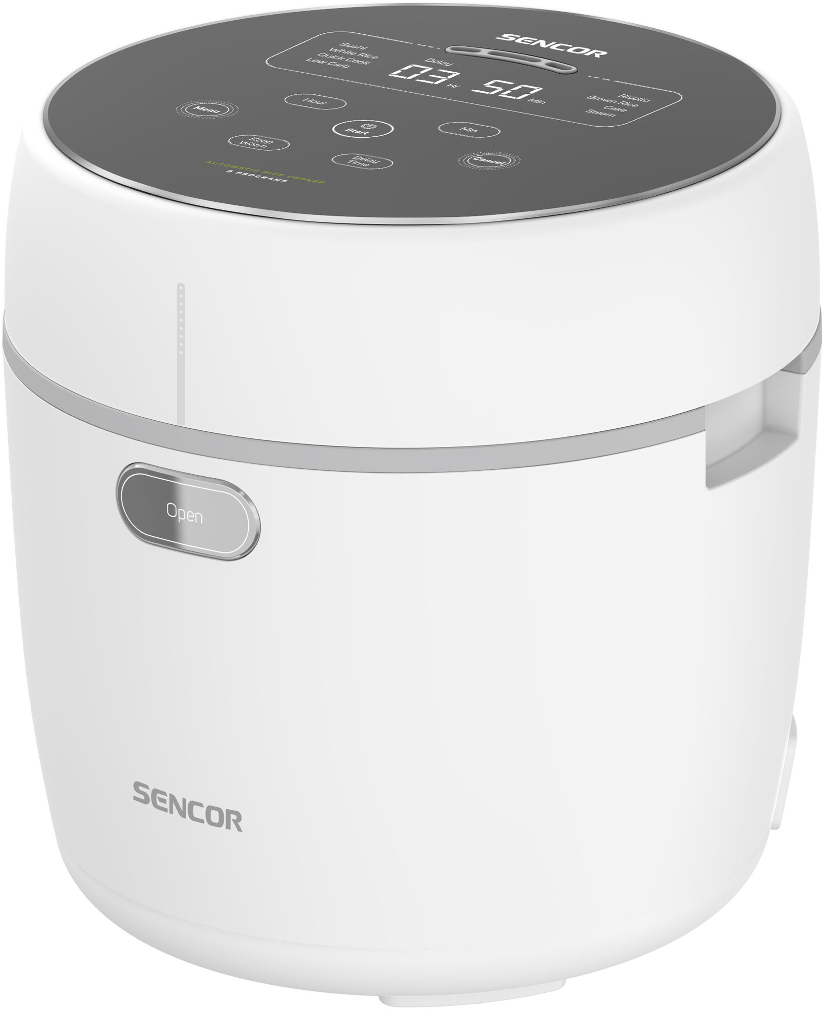 SENCOR SRM 0670WH Low Carb rizsfőző 8 programmal, 0,6 literes – 2. kép