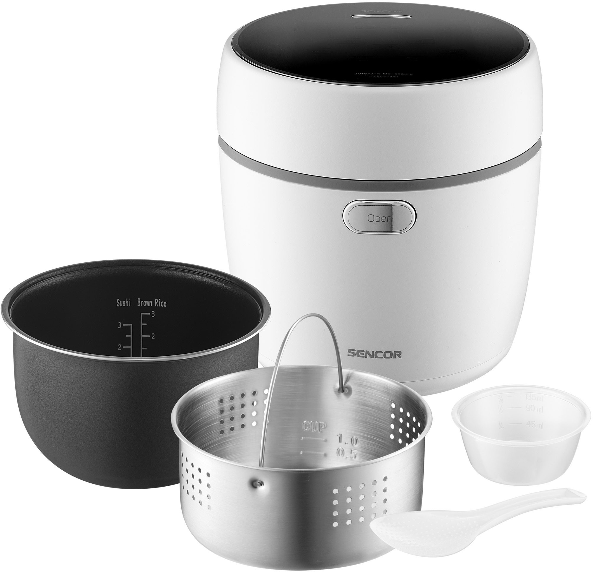 SENCOR SRM 0670WH Low Carb rizsfőző 8 programmal, 0,6 literes – 5. kép