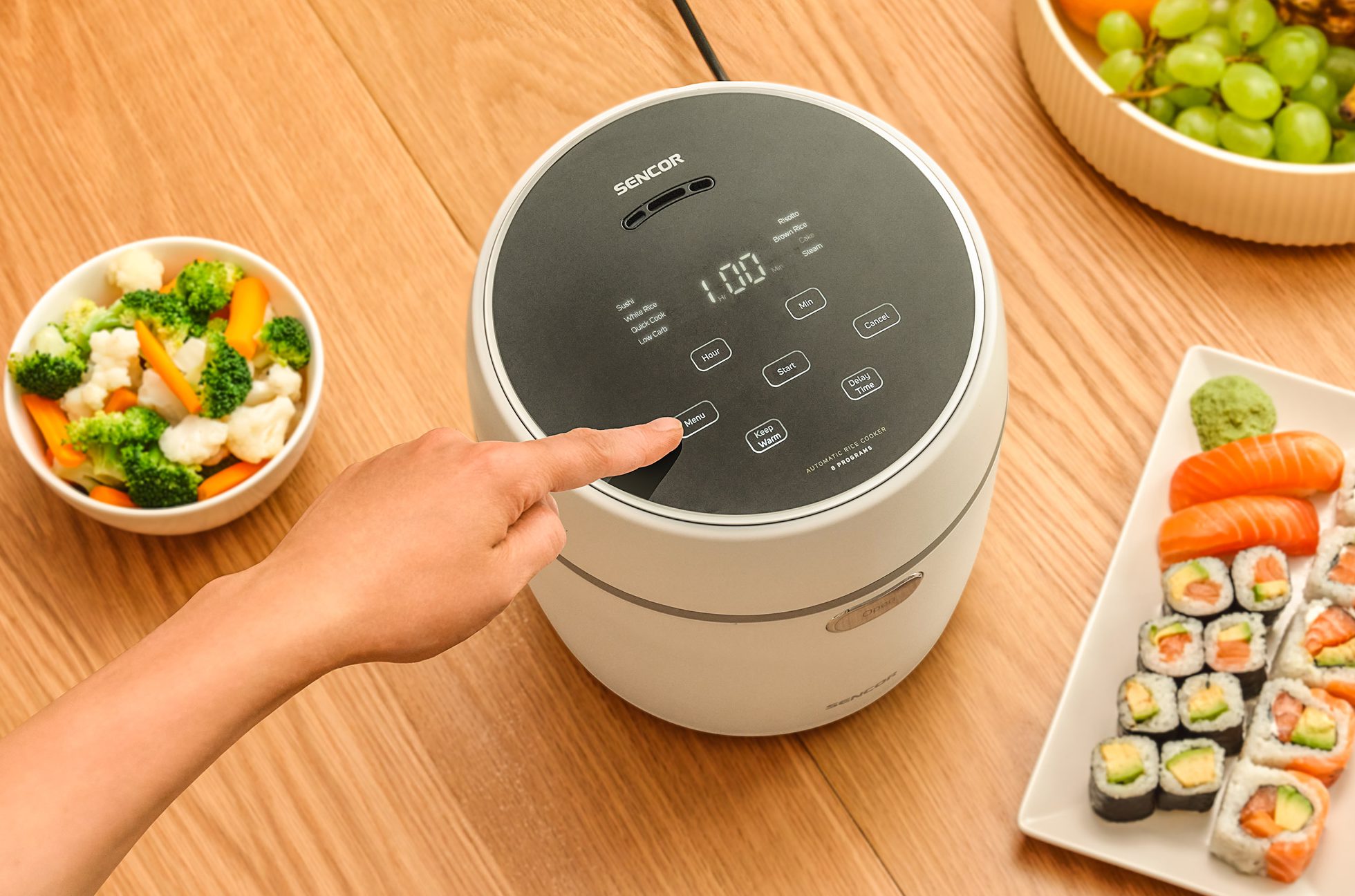SENCOR SRM 0670WH Low Carb rizsfőző 8 programmal, 0,6 literes – 14. kép