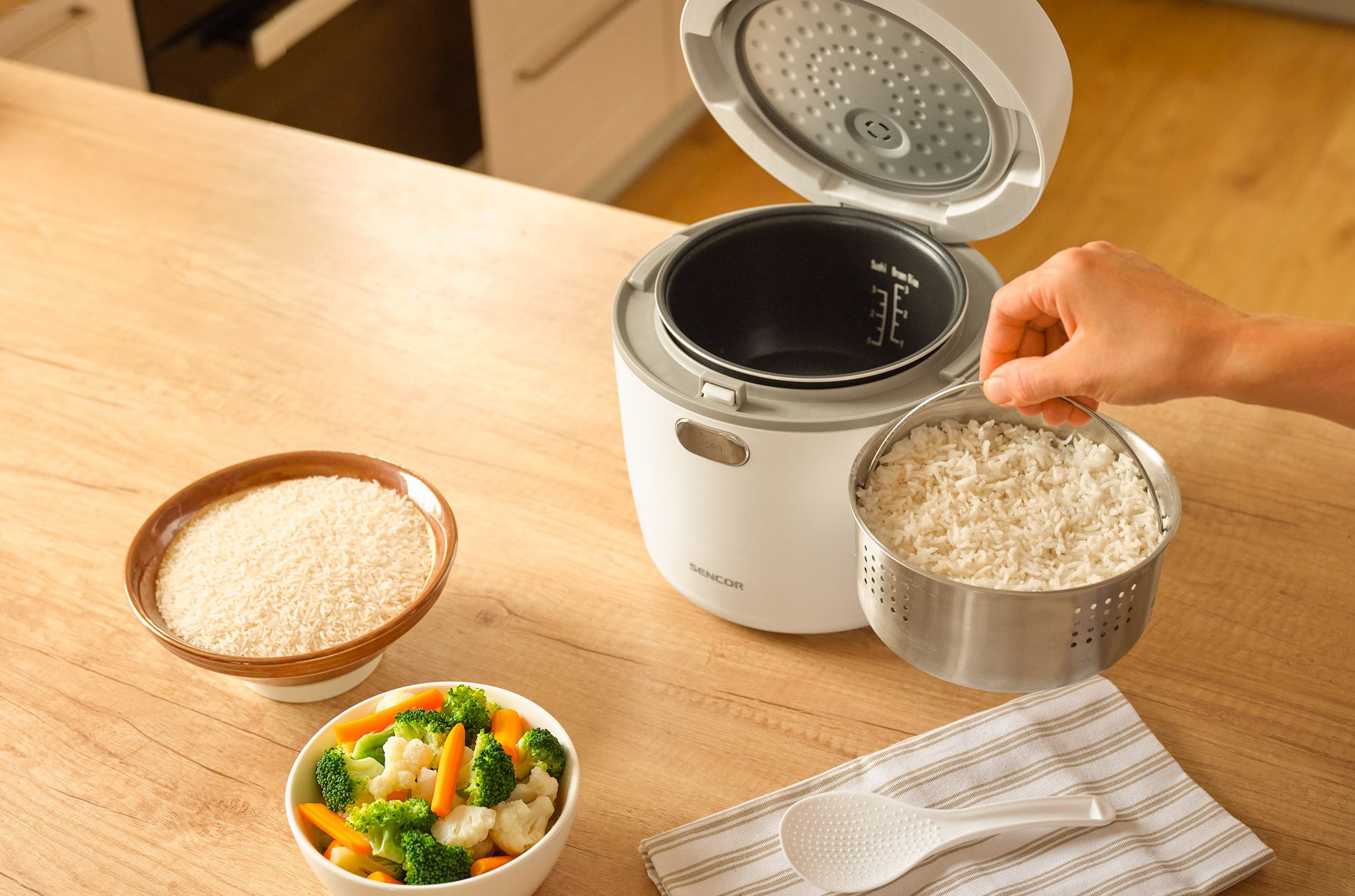 SENCOR SRM 0670WH Low Carb rizsfőző 8 programmal, 0,6 literes – 17. kép