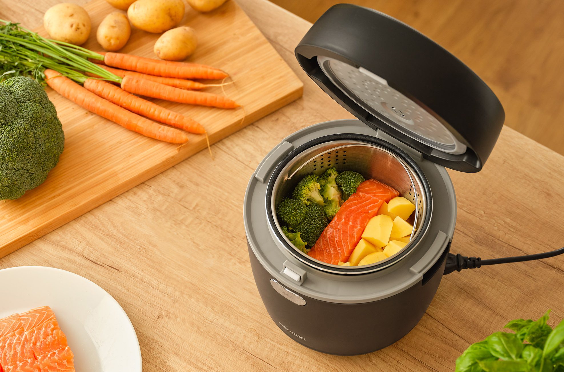 SENCOR SRM 0671BK Low Carb digitális rizsfőző 8 programmal, 0,6 l – 14. kép