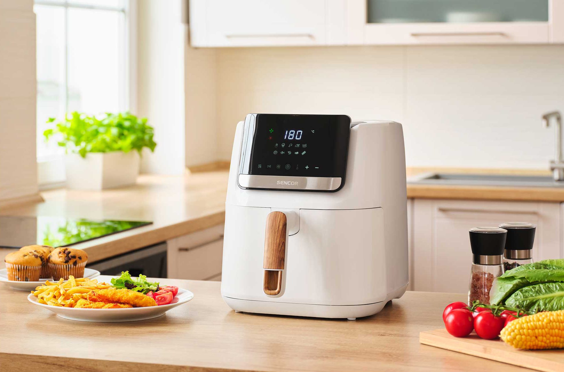 SENCOR SFR 6551WH 6,5 literes forrólevegős fritőz – 9. kép