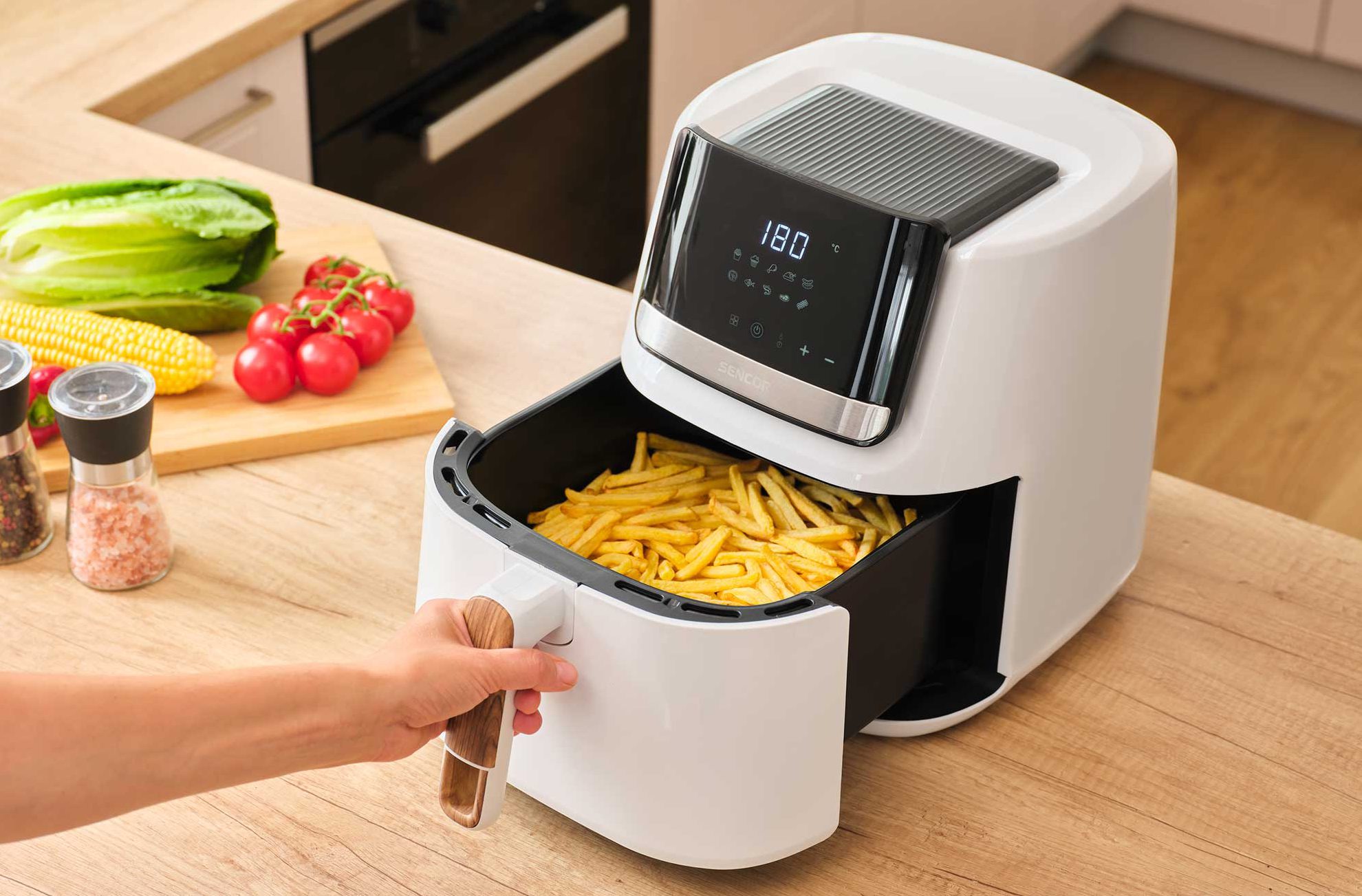 SENCOR SFR 6551WH 6,5 literes forrólevegős fritőz – 10. kép