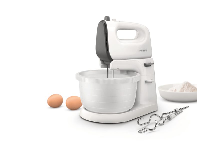 PHILIPS HR3745/00 tálas mixer 450 W-os motorral és 3 literes forgótállal – 2. kép