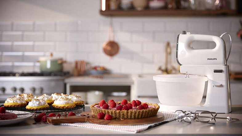 PHILIPS HR3745/00 tálas mixer 450 W-os motorral és 3 literes forgótállal – 4. kép