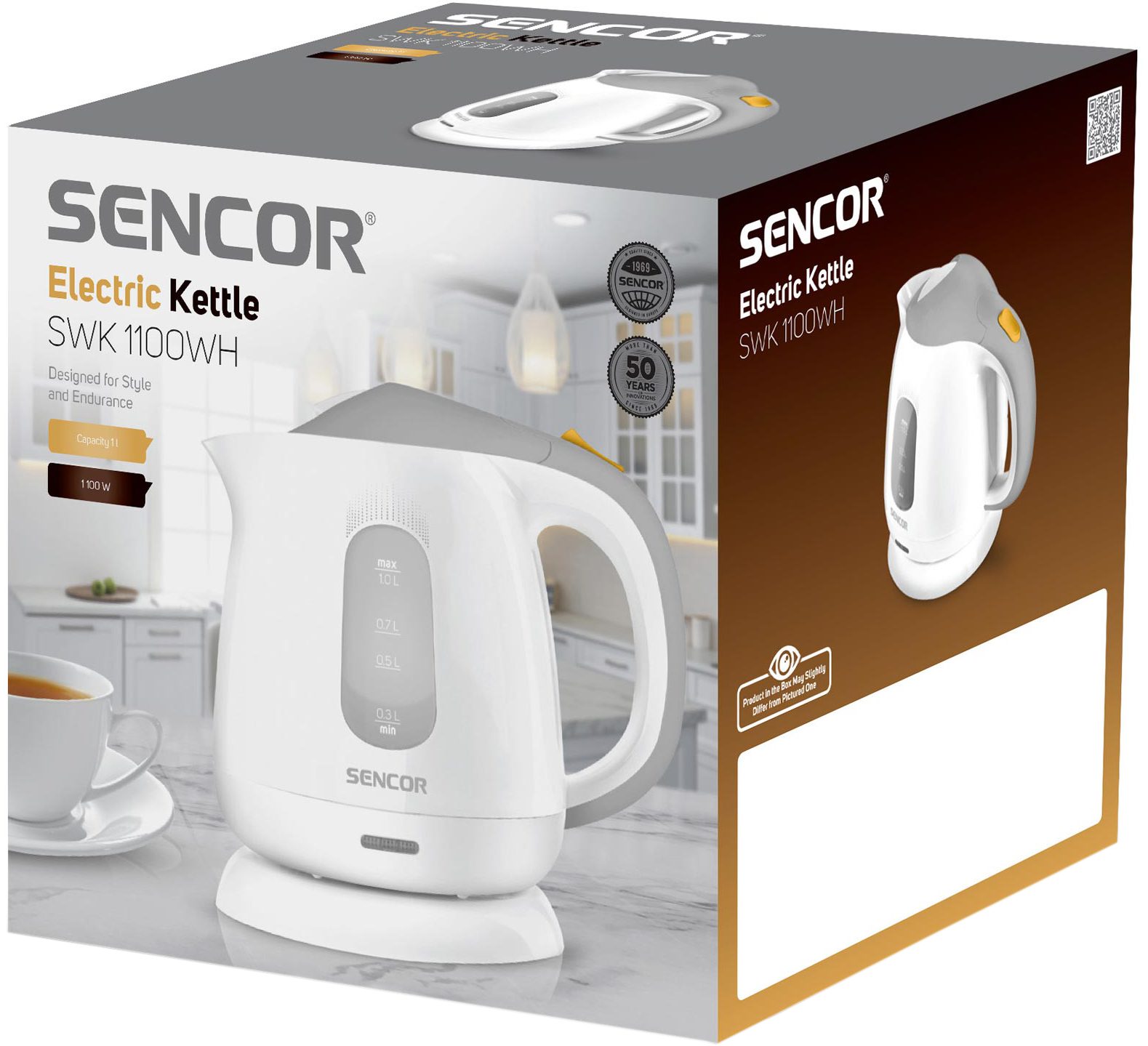 SENCOR SWK 1100WH 1 literes fehér vízforraló – 11. kép