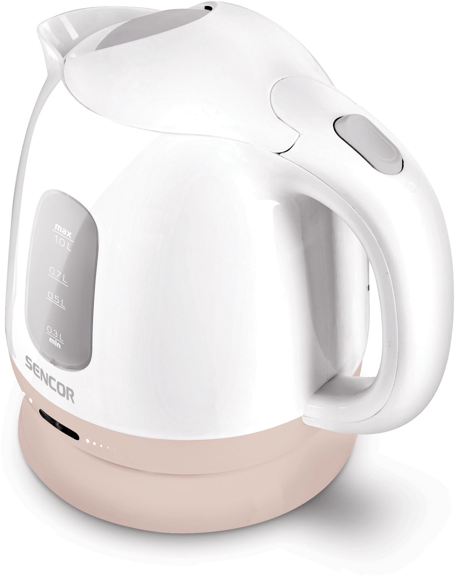 SENCOR SWK 1102RS 1 literes fehér-krém vízforraló – 2. kép
