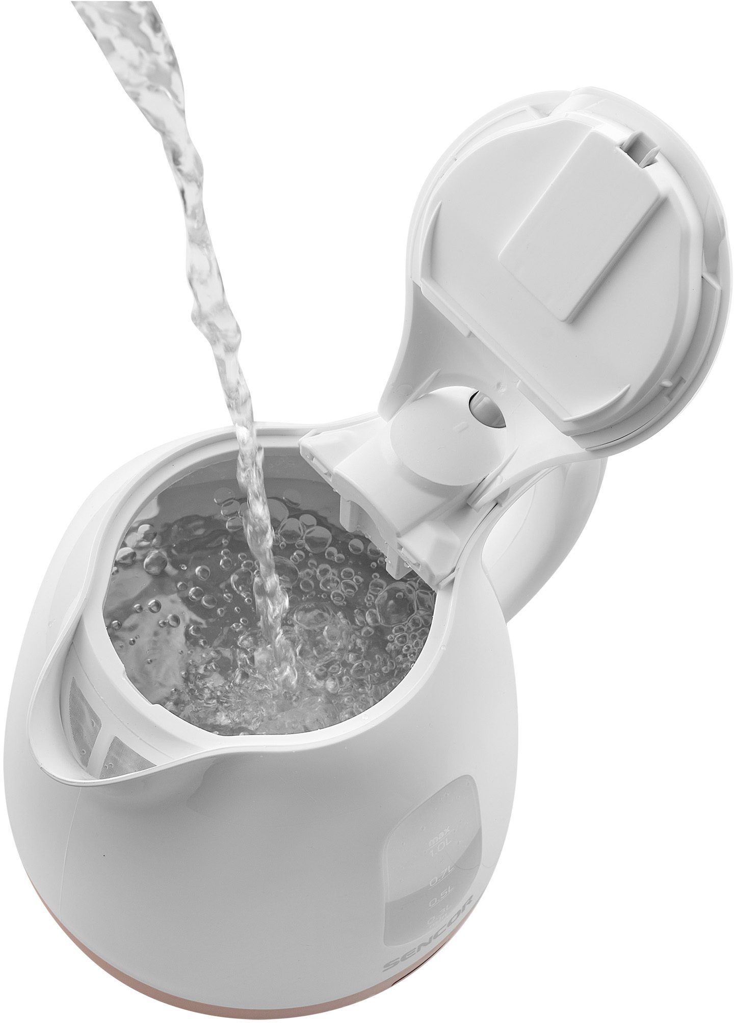 SENCOR SWK 1102RS 1 literes fehér-krém vízforraló – 8. kép