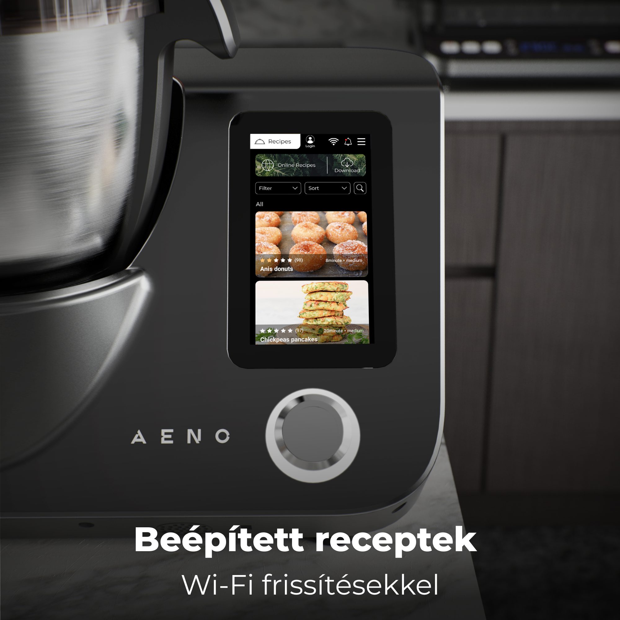 AENO ACR0001S konyhai robotgép 3,5 literes tállal és Wi-Fi-kapcsolattal – 6. kép