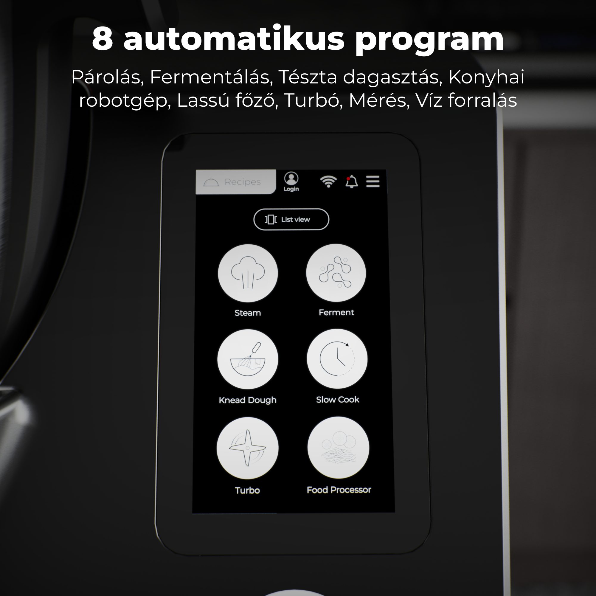 AENO ACR0001S konyhai robotgép 3,5 literes tállal és Wi-Fi-kapcsolattal – 7. kép