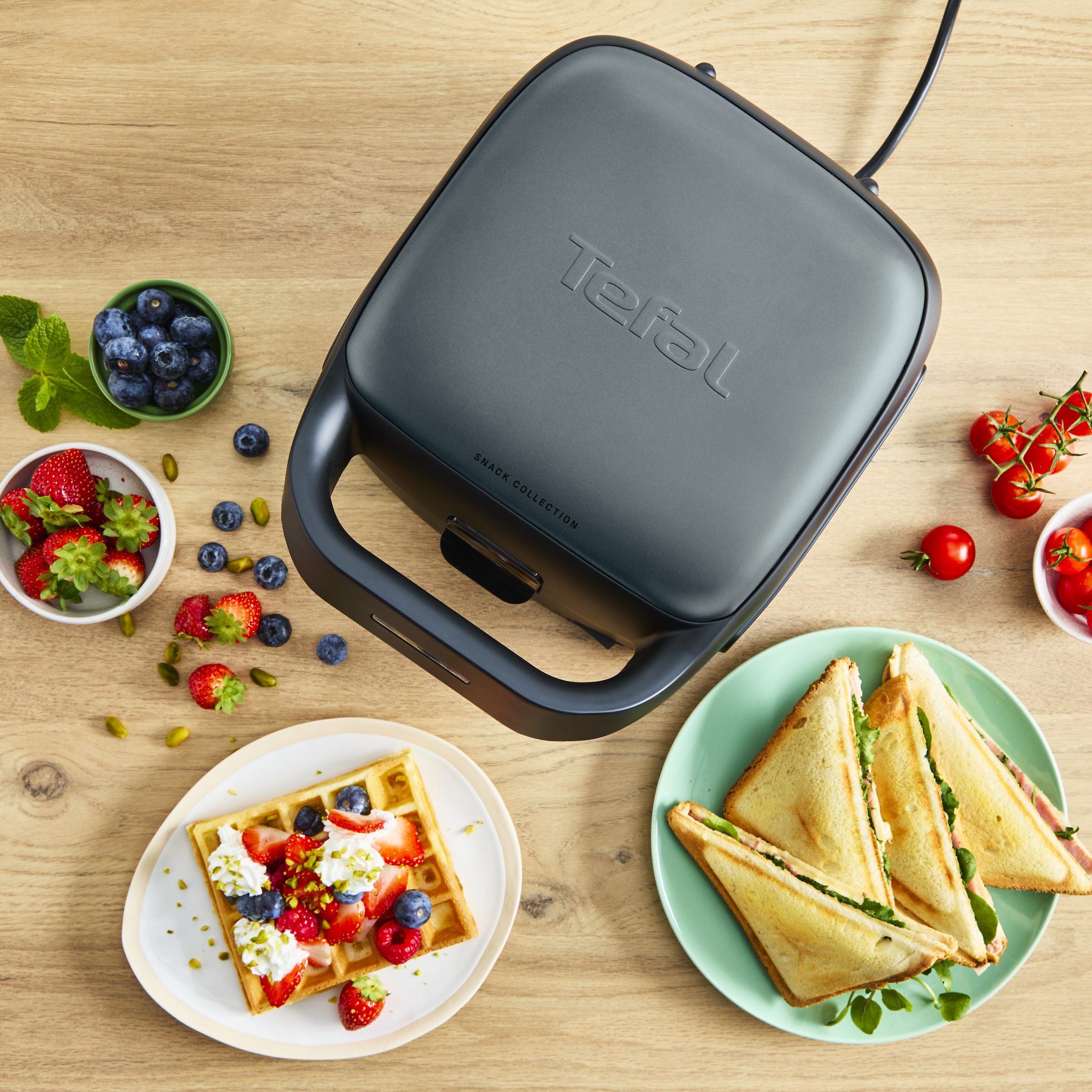 TEFAL SW862BF0 Snack Collection V2 szendvics- és gofrisütő – 2. kép