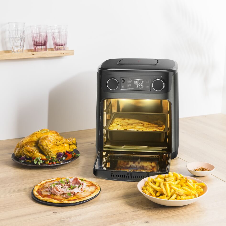 TEFAL FW5558E0 Easy Fry Multifunction 15 l-es forrólevegős sütő – 5. kép