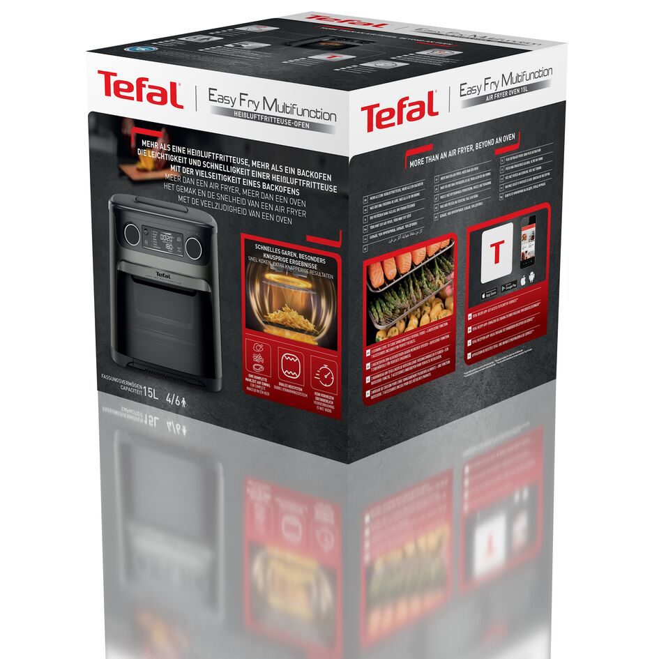 TEFAL FW5558E0 Easy Fry Multifunction 15 l-es forrólevegős sütő – 7. kép