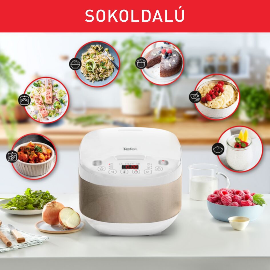 TEFAL RK6221E1 Simply Cook Plus 4 l-es többfunkciós elektromos kukta – 8. kép