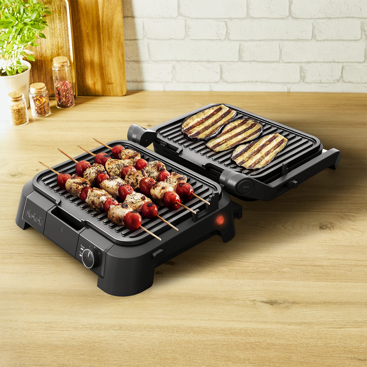 TEFAL GC5108E0 Supergrill XL fekete 3 az 1-ben grillsütő – 3. kép