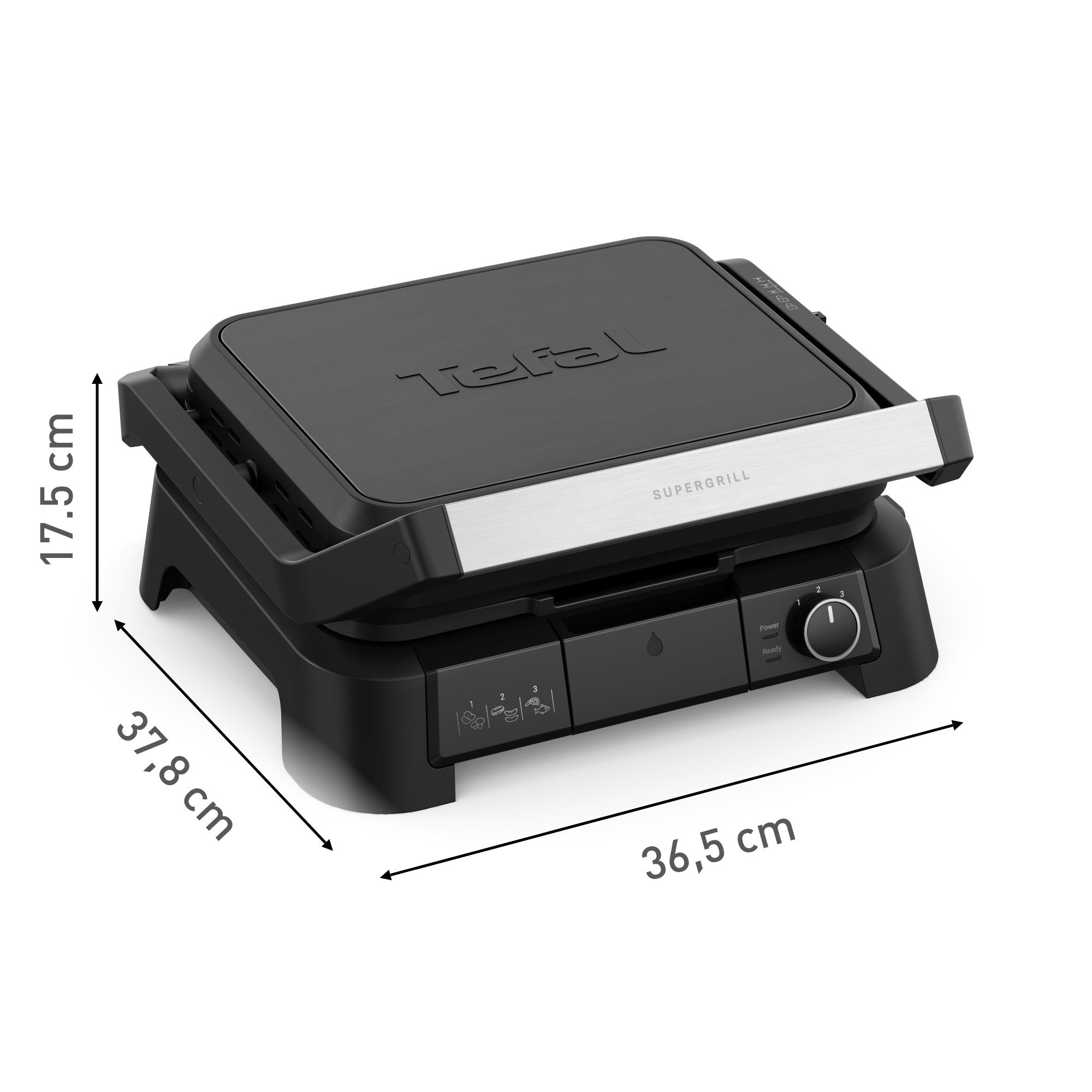 TEFAL GC5108E0 Supergrill XL fekete 3 az 1-ben grillsütő – 7. kép