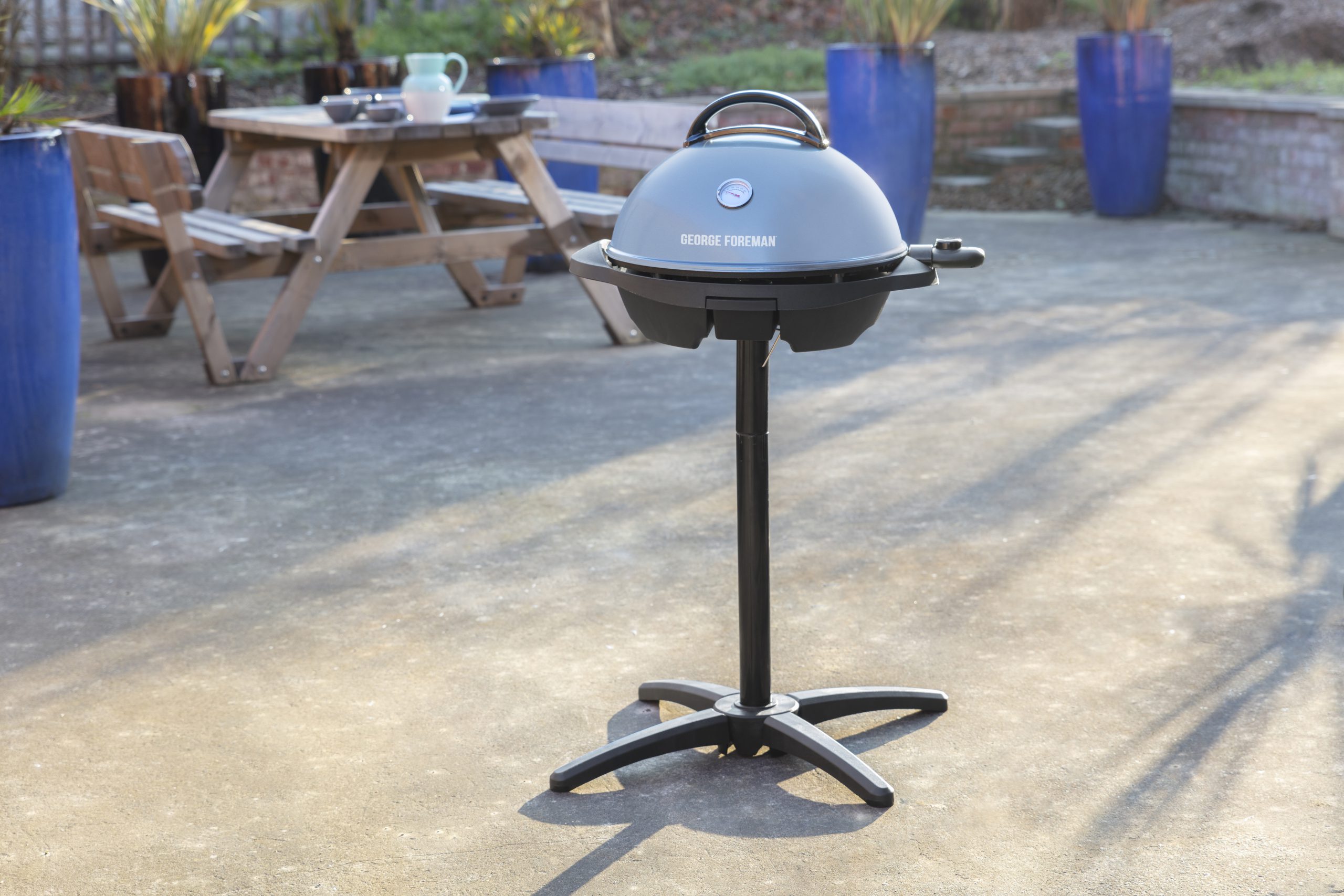 GEORGE FOREMAN 22460-56 kültéri és beltéri álló grill levehető sütőlappal – 12. kép