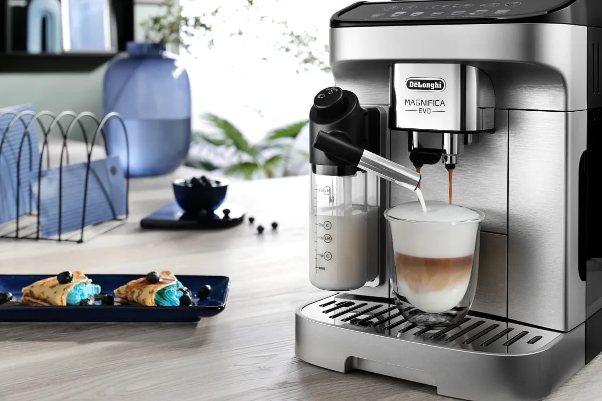 DE-LONGHI Magnifica Evo ECAM290.85.SB automata kávéfőző LatteCrema tejrendszerrel – 7. kép