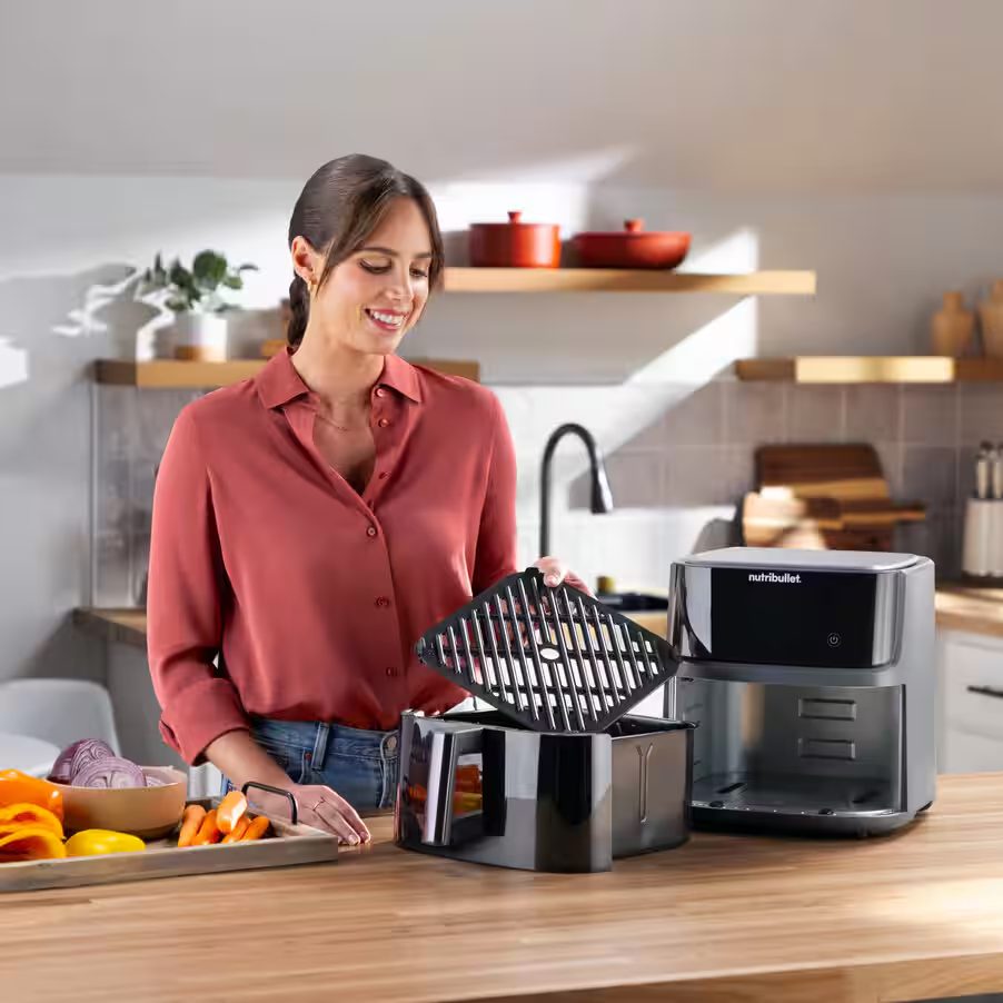 NUTRIBULLET NBA0811DG 8 literes forrólevegős sütő 8 programmal – 11. kép