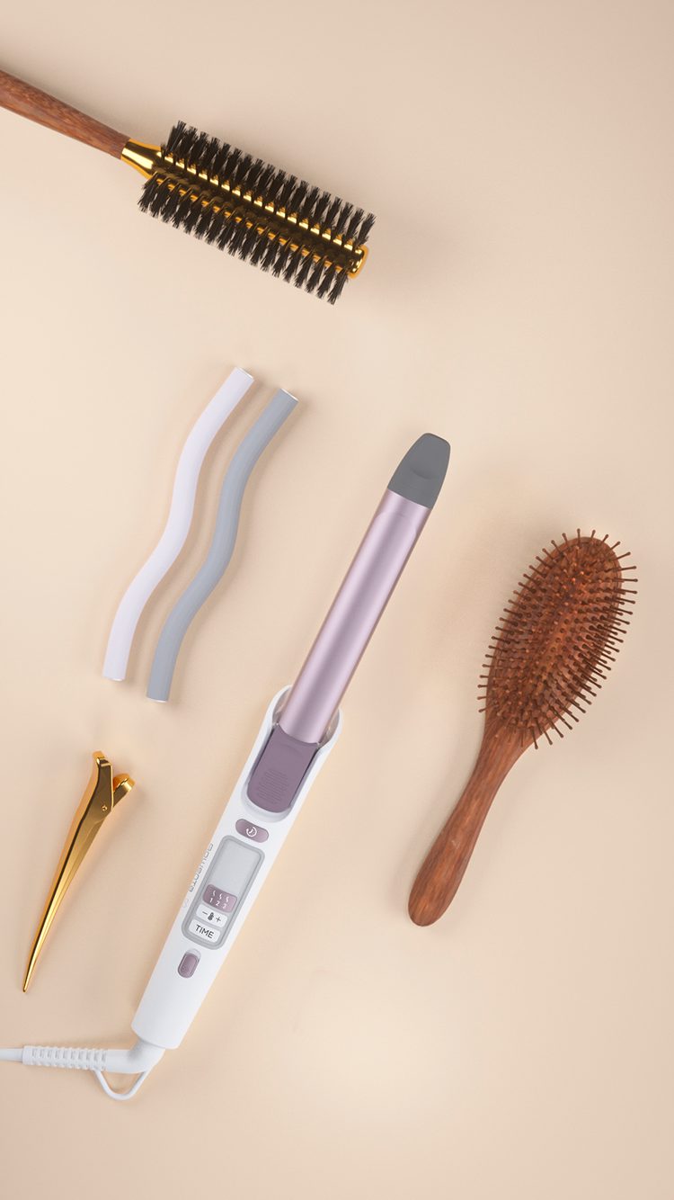 ROWENTA CF3460F0 Premium Care Precious Curls hajgöndörítő 26 mm-es sütővassal – 5. kép
