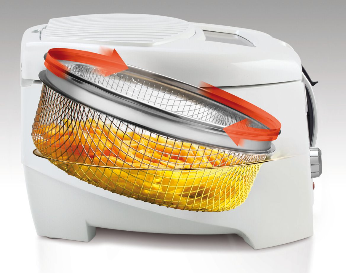 DE-LONGHI F 28311 forgókosaras olajsütő 1 kg-os kapacitással – 2. kép