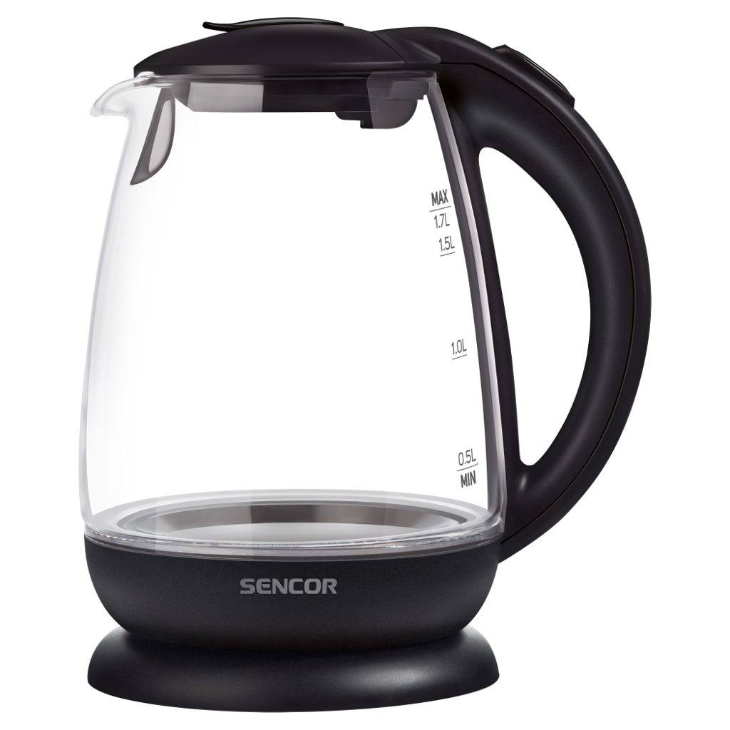 SENCOR SWK 1785BK üveg vízforraló belső LED-világítással, 1,7 l – 2. kép