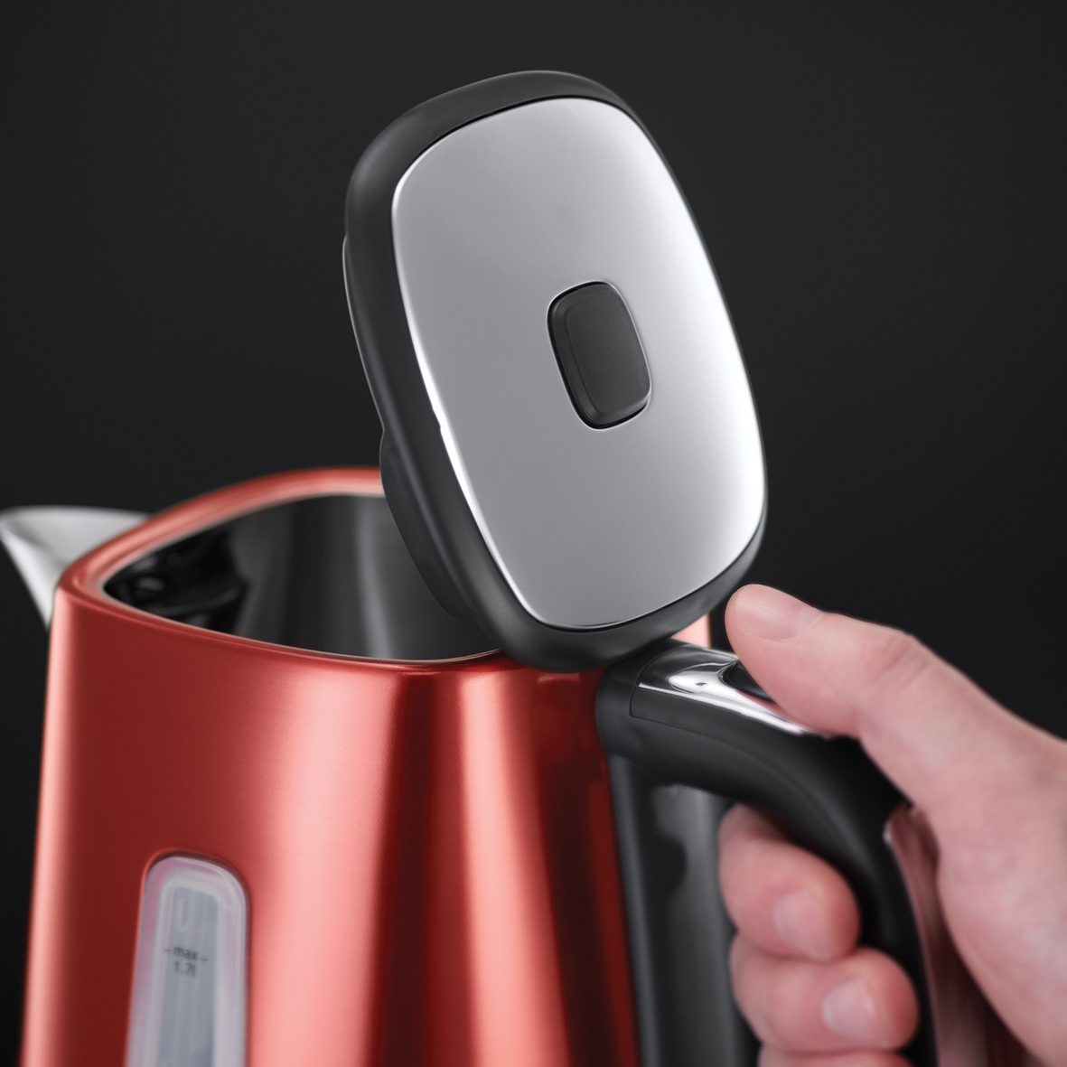 RUSSELL HOBBS 23210-70 Luna piros vízforraló, 1,7 l, 2400 W – 3. kép