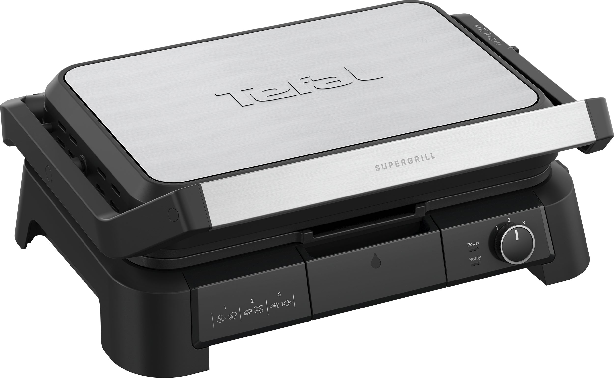 TEFAL GC520DE0 Supergrill XL ezüst 3 az 1-ben grillsütő – 2. kép