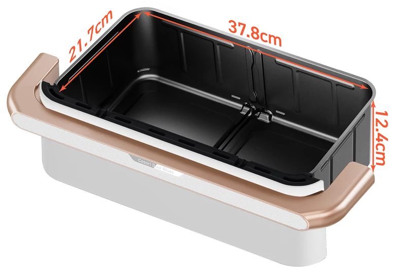 COSORI Dual Blaze TwinFry fehér, 10 literes forrólevegős sütő – 3. kép