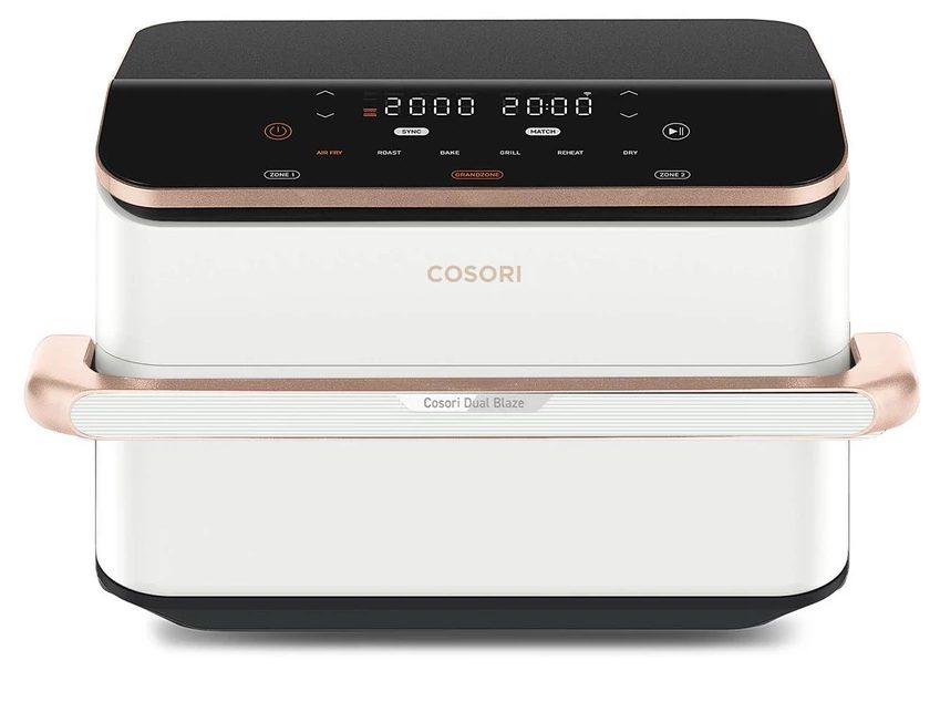 COSORI Dual Blaze TwinFry fehér, 10 literes forrólevegős sütő – 4. kép