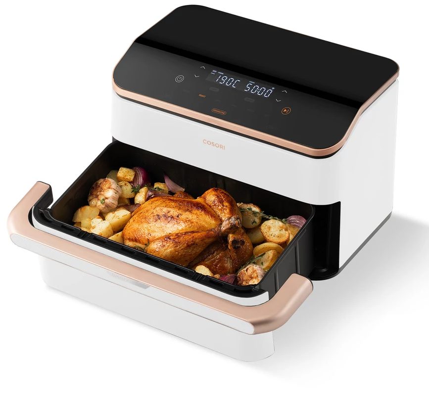 COSORI Dual Blaze TwinFry fehér, 10 literes forrólevegős sütő – 5. kép