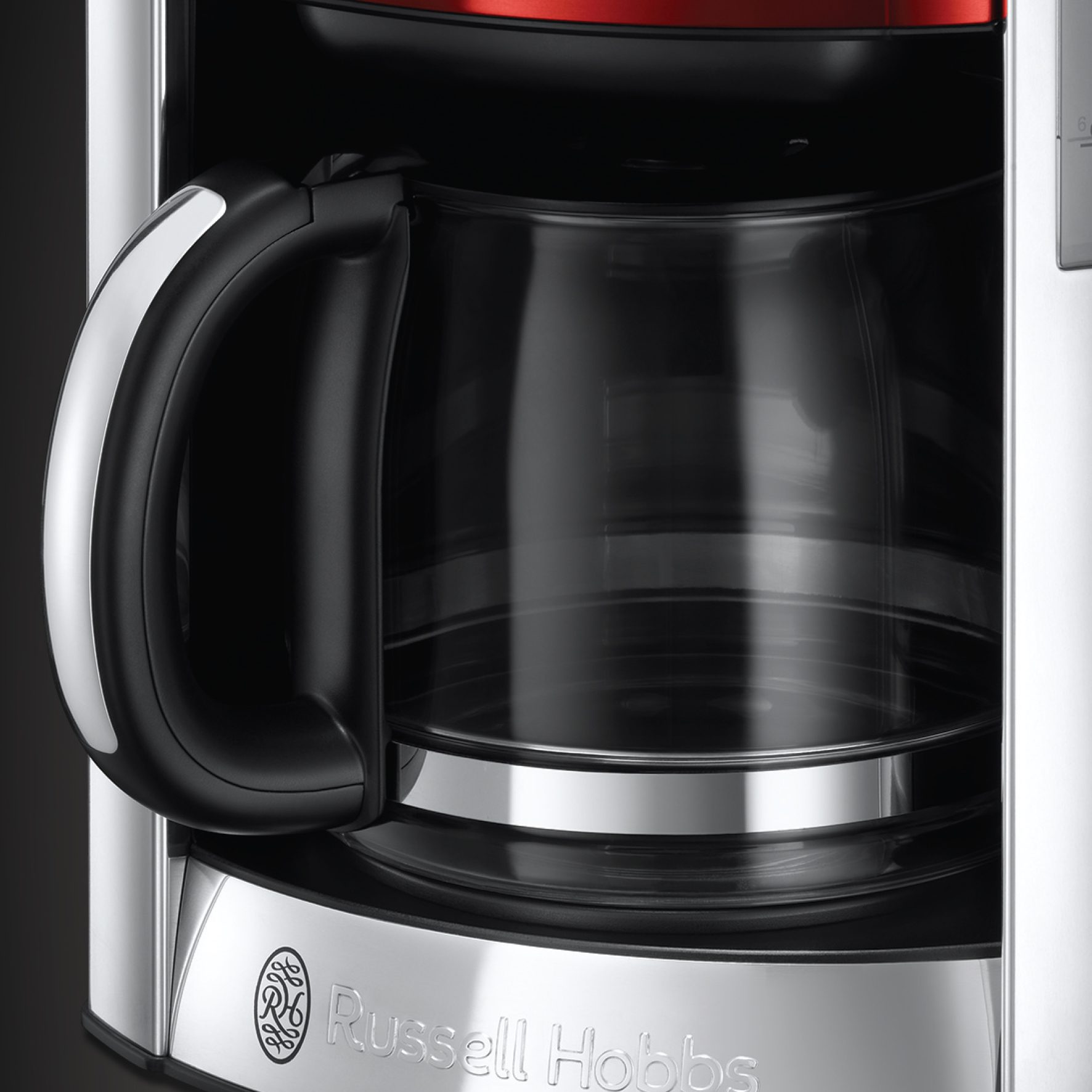RUSSELL HOBBS 23240-56 Luna filteres kávéfőző, piros-inox – 3. kép