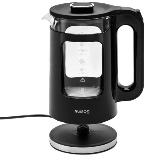 HUSLOG OWN000056 duplafalú üveg vízforraló LED világítással, 1,7 l, 2200 W – 6. kép