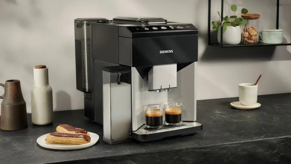 SIEMENS TQ513R01 EQ500 automata kávéfőző, 15 bar, coffeeSelect Display, inox – 3. kép