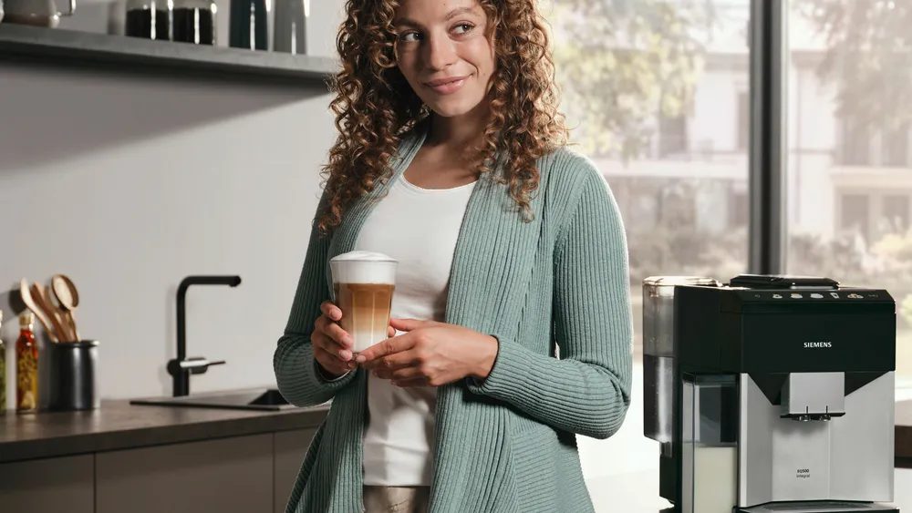SIEMENS TQ513R01 EQ500 automata kávéfőző, 15 bar, coffeeSelect Display, inox – 8. kép