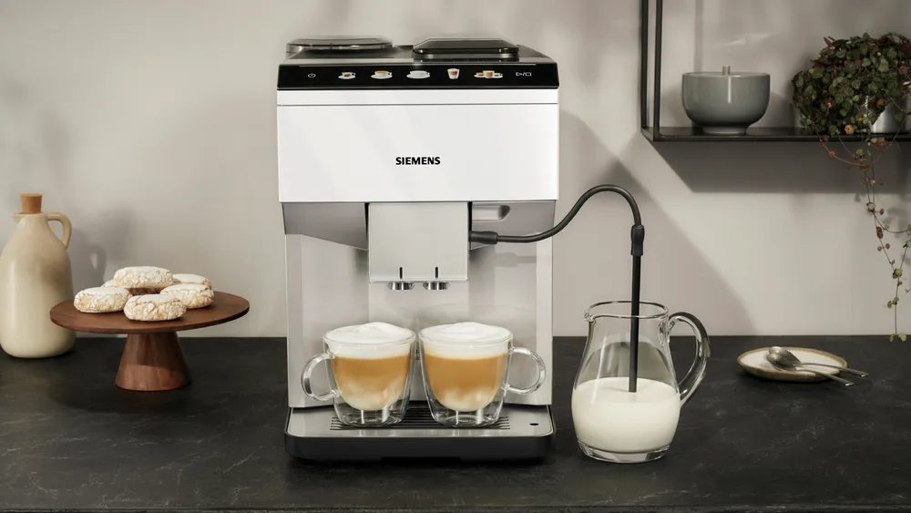 SIEMENS TP515R02 EQ500 automata kávéfőző, 15 bar, fehér – 3. kép