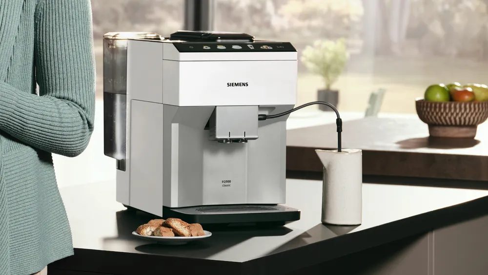 SIEMENS TP515R02 EQ500 automata kávéfőző, 15 bar, fehér – 5. kép