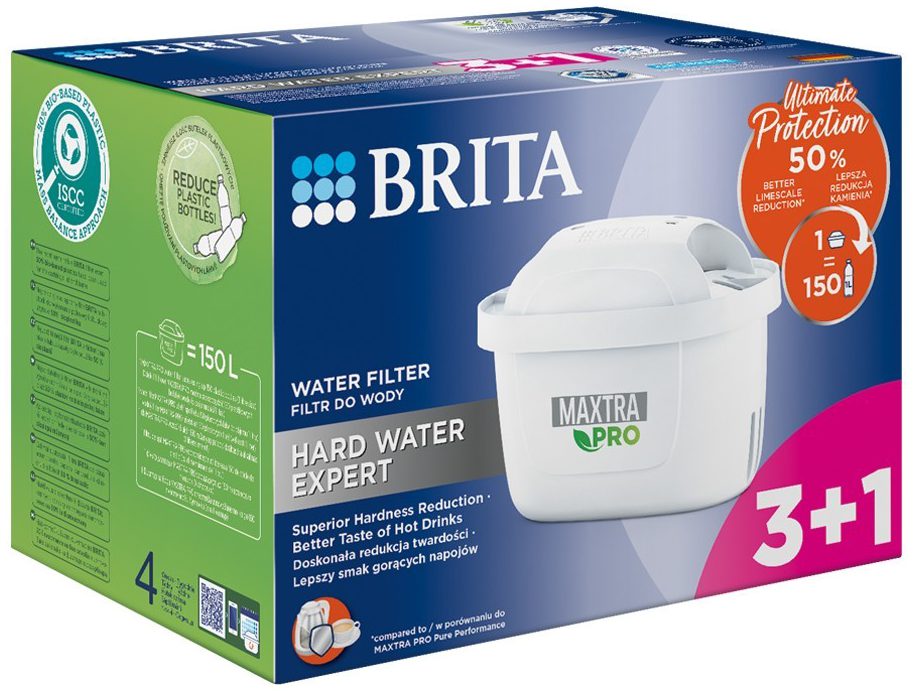 BRITA BR1051773 Maxtra Pro Hard Water Expert vízszűrő patroncsomag, 3+1 db – 2. kép