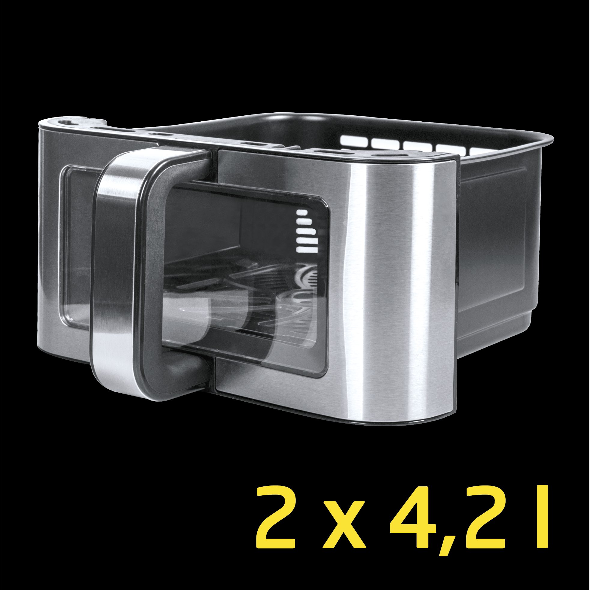 KOENIC KTAF-TR 9122425 kétkosaras forrólevegős sütő – 2. kép