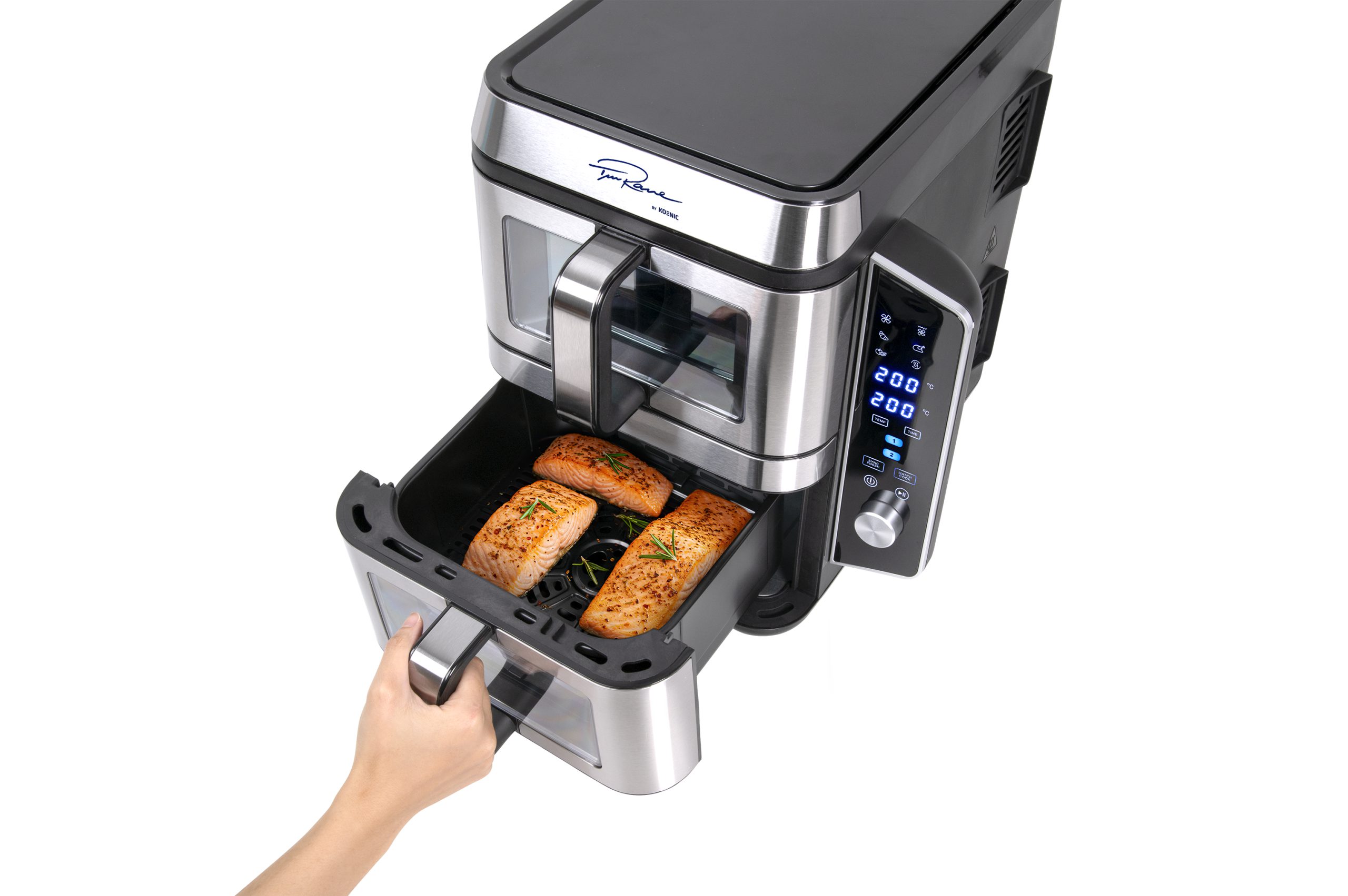 KOENIC KTAF-TR 9122425 kétkosaras forrólevegős sütő – 11. kép