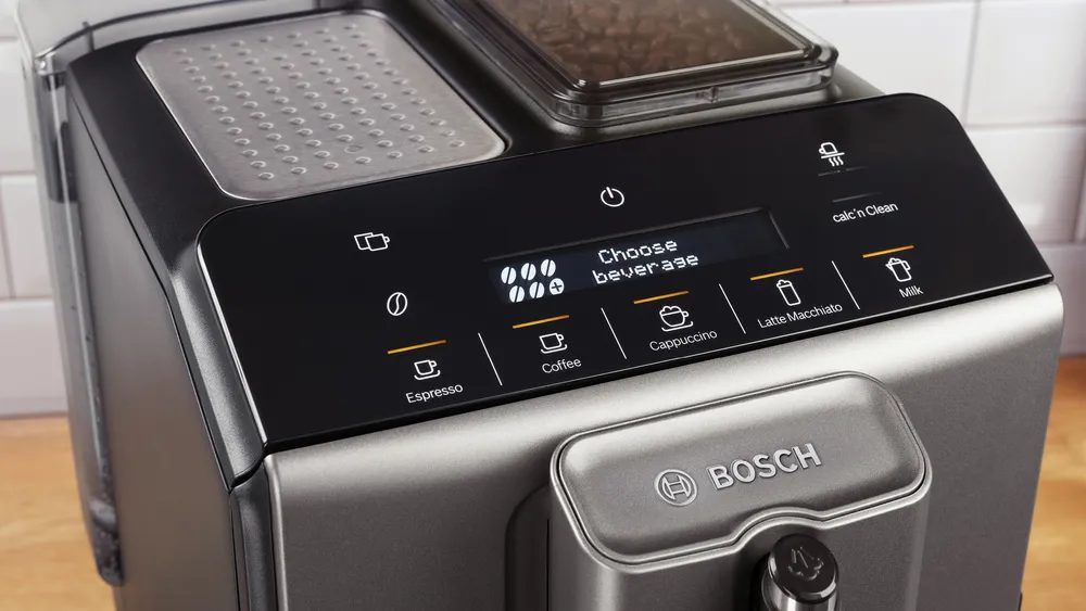 BOSCH TIE20504 automata kávéfőző tejhabosítóval, 15 bar nyomással és 2 csészés funkcióval – 3. kép