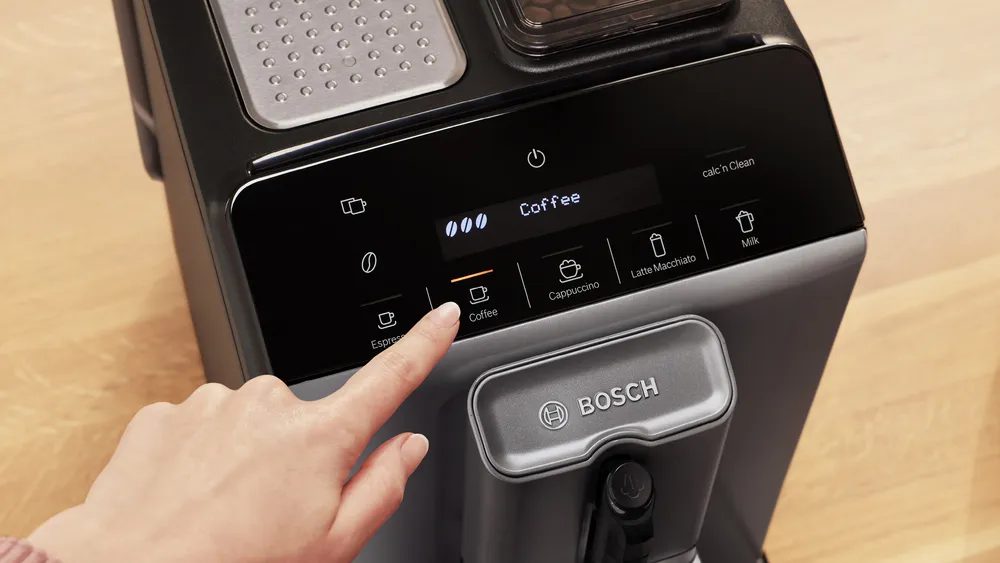 BOSCH TIE20504 automata kávéfőző tejhabosítóval, 15 bar nyomással és 2 csészés funkcióval – 6. kép