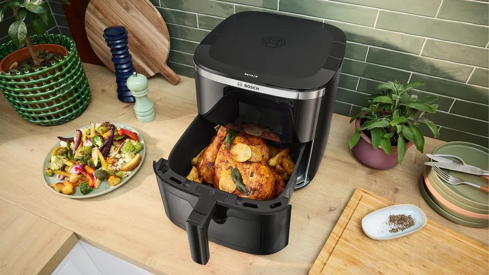 BOSCH MAF671B1 S6 forrólevegős sütő 7,2 literes kosárral és 8 programmal – 8. kép