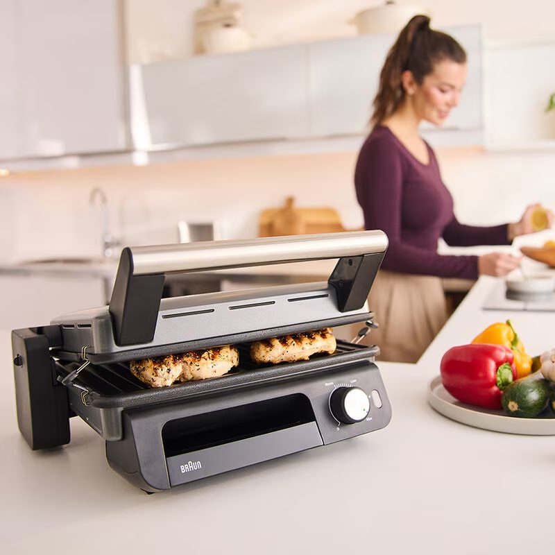 BRAUN CG5033IGY MultiGrill 5 fekete 3 az 1-ben kontaktgrill, 2000 W – 3. kép