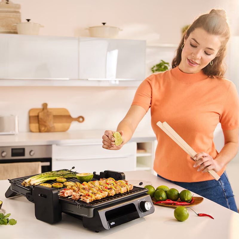 BRAUN CG5033IGY MultiGrill 5 fekete 3 az 1-ben kontaktgrill, 2000 W – 5. kép