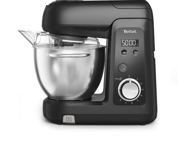 TEFAL QB5458F0 Bake Partner+ fekete konyhai robotgép 4,6 literes tállal