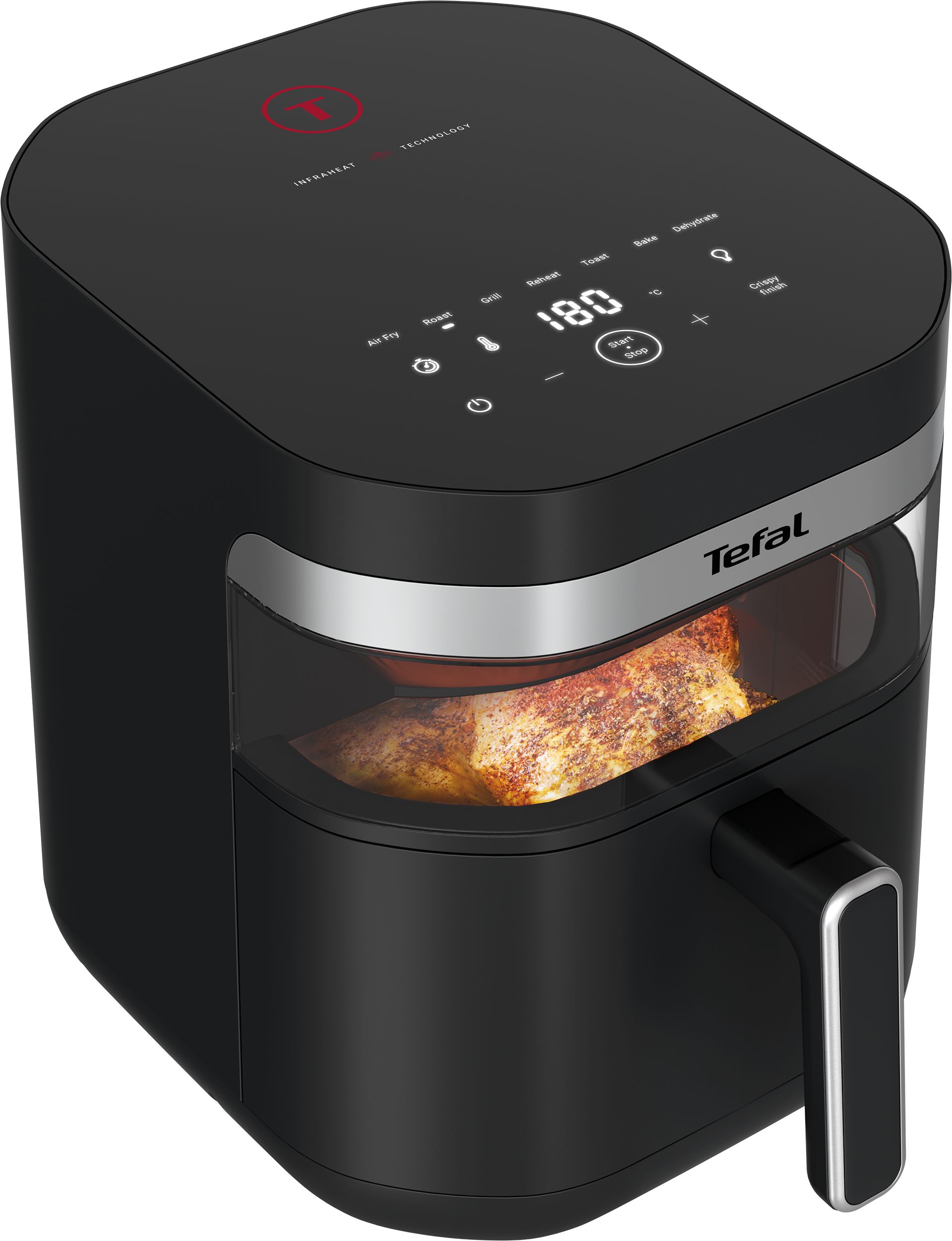 TEFAL EY8328E0 Easy Fry Infrared fekete forrólevegős sütő, 7 l – 2. kép