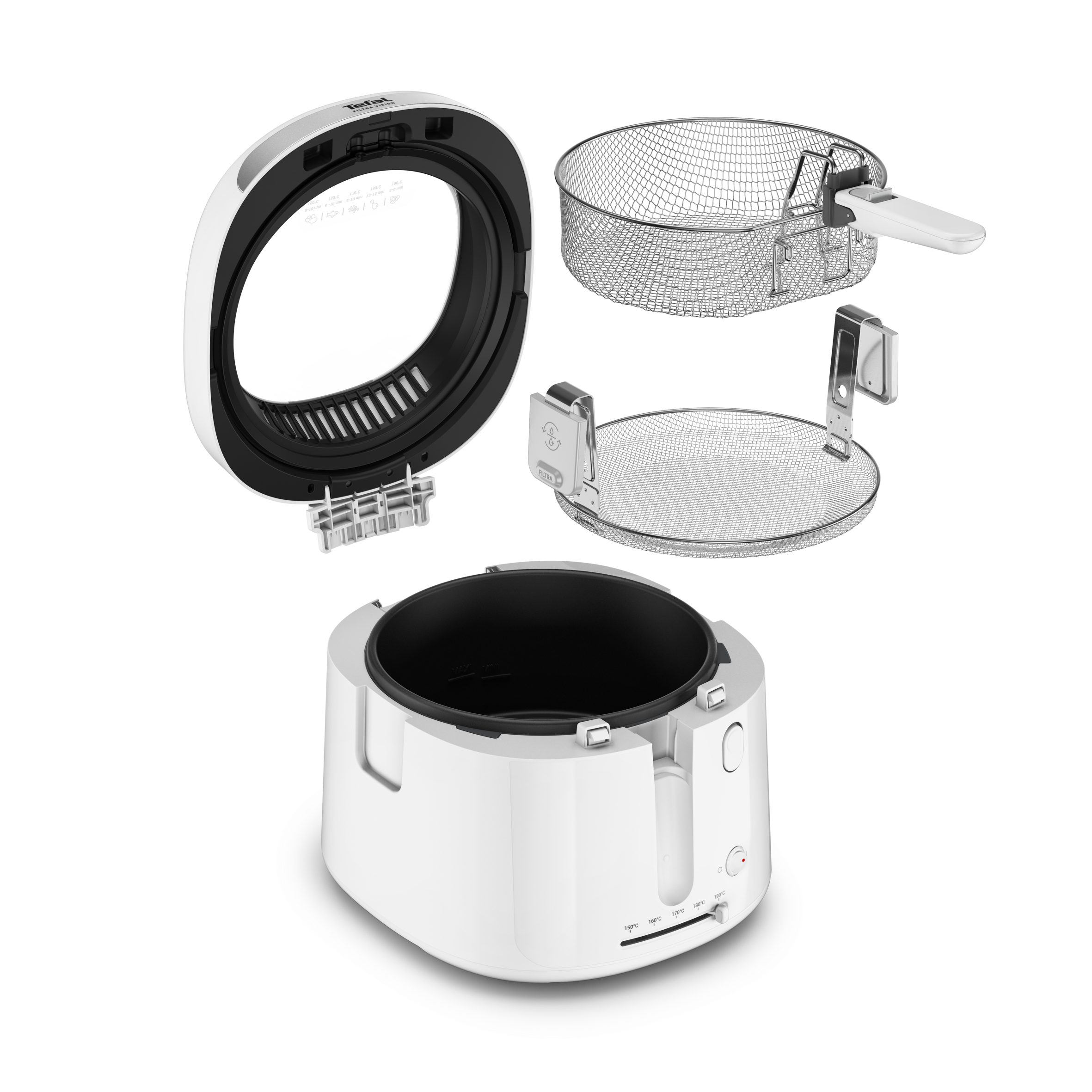 TEFAL FF2541E0 Filtra Vision fehér olajsütő – 2. kép