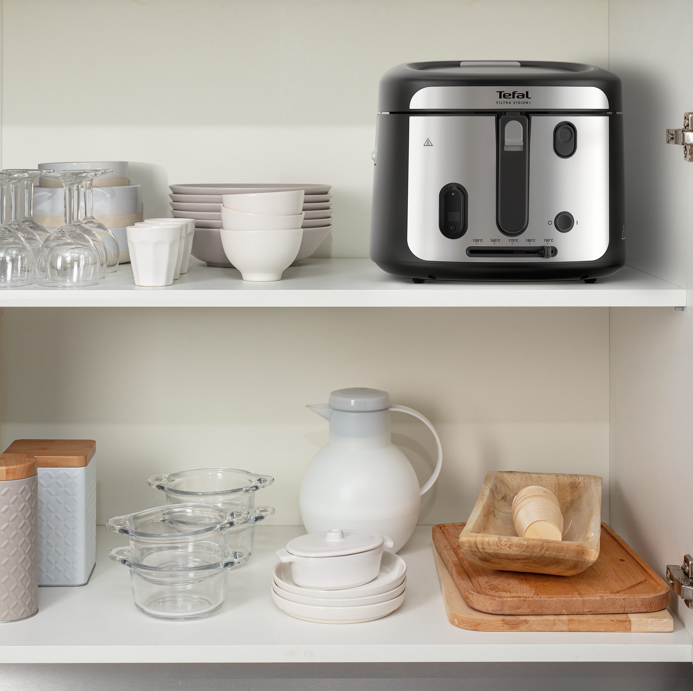 TEFAL FF2588E0 Filtra Vision fekete olajsütő – 3. kép